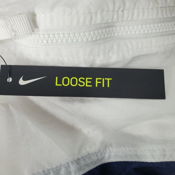 Nike Throwback Basketball ZIP Jacket Men's Size XXL White Blue AV9755-102 NWT - Picture 6 of 11